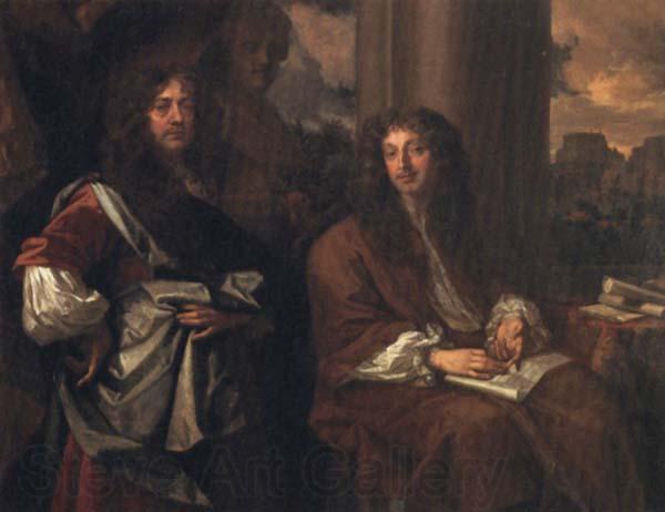 Sir Peter Lely Self-Portrait with Hugh May Norge oil painting art